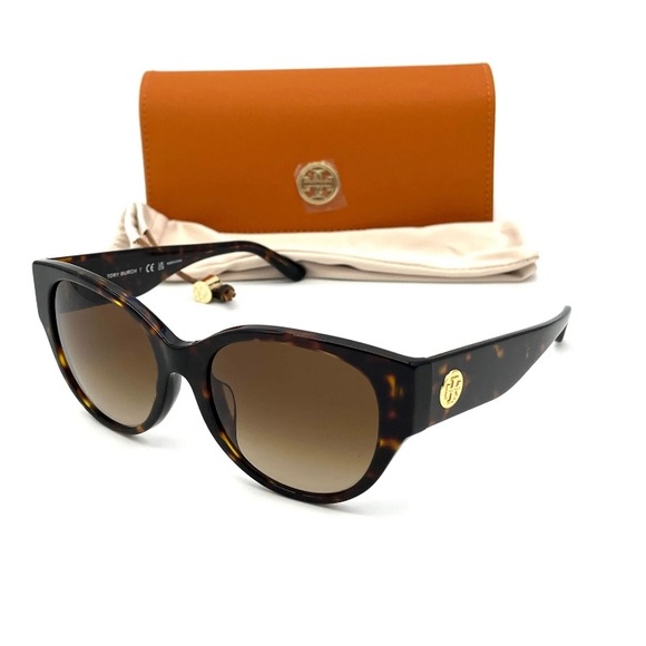 Tory Burch Accessories - TORY BURCH TY7182U 172813 Tortoise / Brown Gradient 54mm Sunglasses